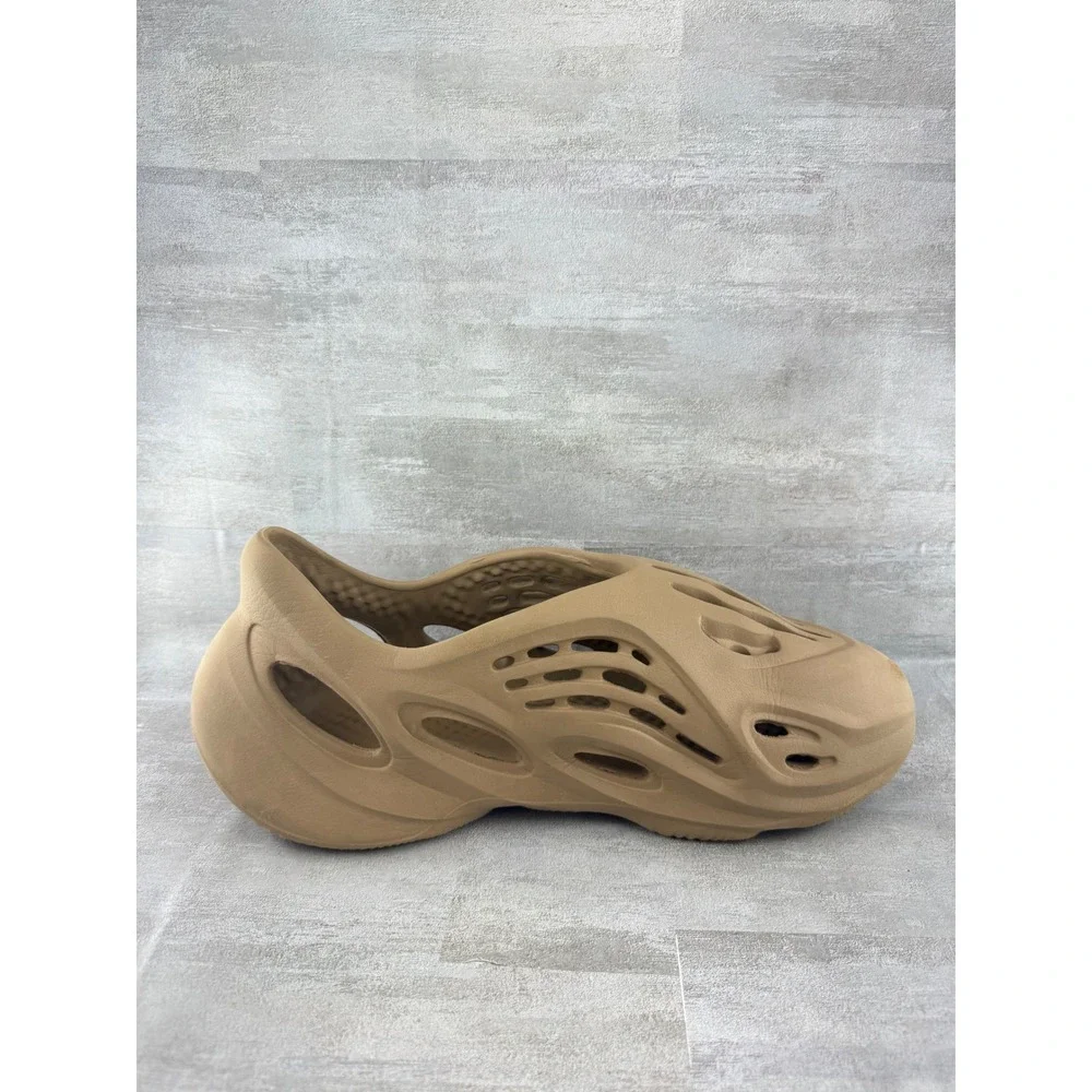 Adidas Yeezy Foam RNNR Ochre Men Size 13 Tan Slip On Shoes GW3354 Made in USA